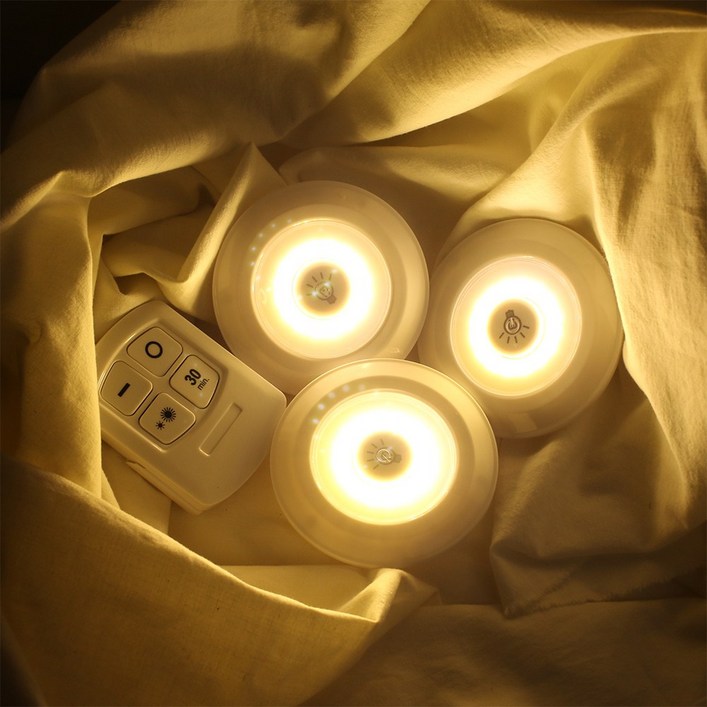 몬스터라이트 무선리모컨 커브드 LED 캠핑 랜턴 조명 텐트 감성 실내등 조명 단품