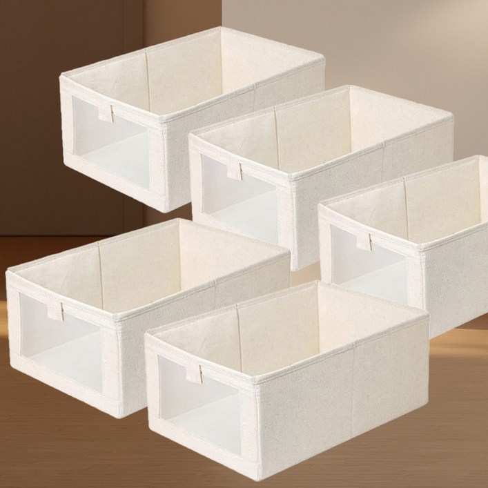 디모어 패브릭 폴딩 수납 다용도 통풍 옷 정리함