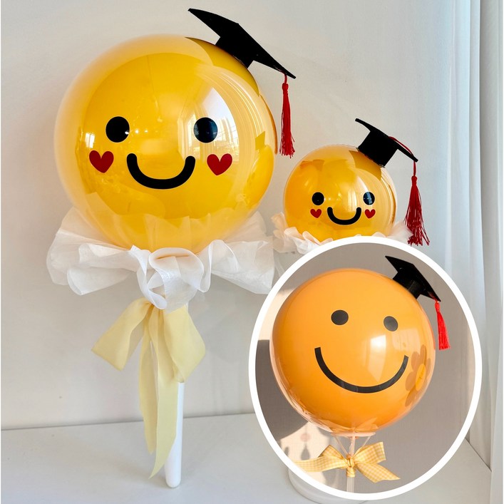 당일발송) 완제품  졸업풍선 학사모풍선 졸업꽃다발 졸업