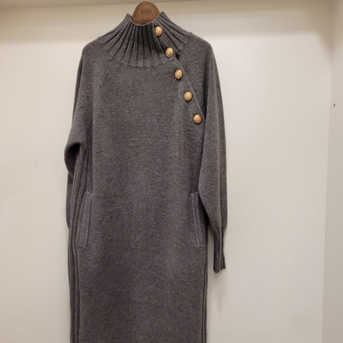 멜본 Stok21n33 니트롱원피스