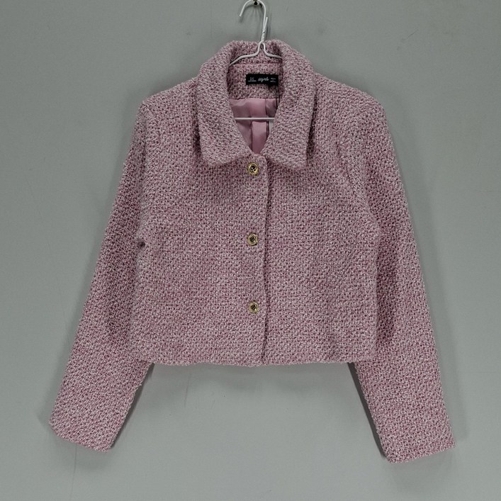 재고상품 육육걸즈 여90 크롭재킷 봄가을 핑크 03878