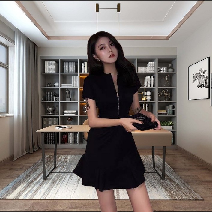 블랙 미니 원피스2024ddv