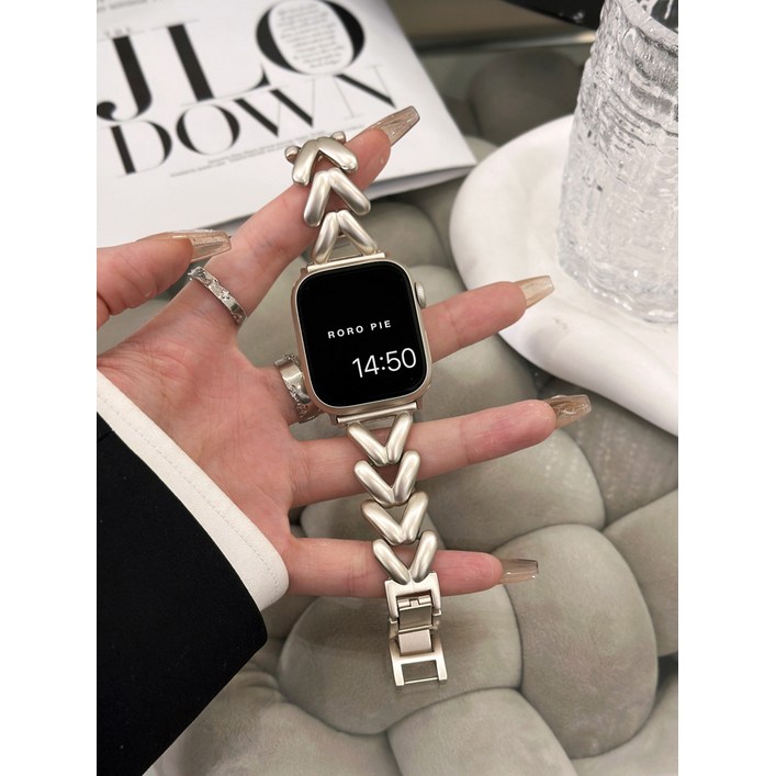 청라 애플워치 스트랩 호환 슬림 메탈 쥬빌레 스트랩