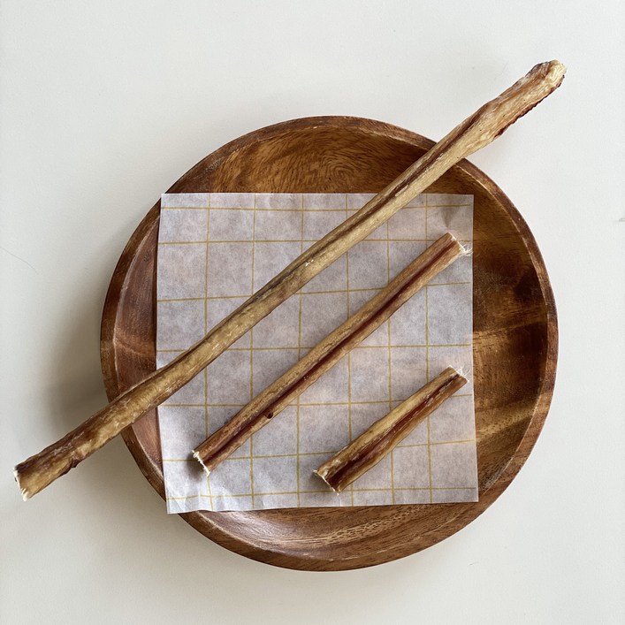 견수성찬 강아지 수제 간식 치석제거 소우신 한우스틱 30cm, 5개