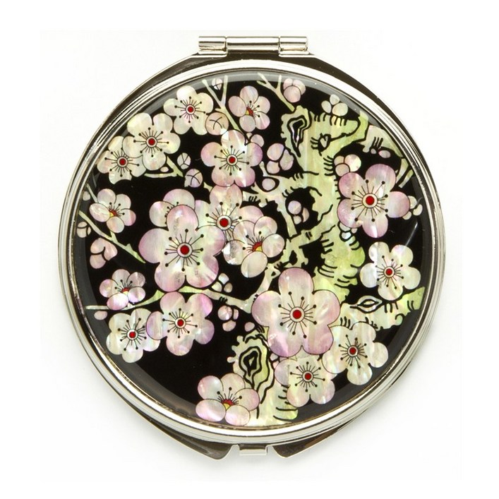 포미모어 자개손거울 전통 나전칠기 원형손거울 70mm, 1개, 매화