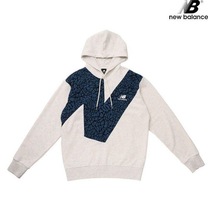 뉴발란스 NBN0B46043GR Athletics 패턴 뉴발 공용 후드티 긴팔티 뉴발란스 NBN0B46043GR Athletics 패턴 뉴발 공용 후드티 긴팔티