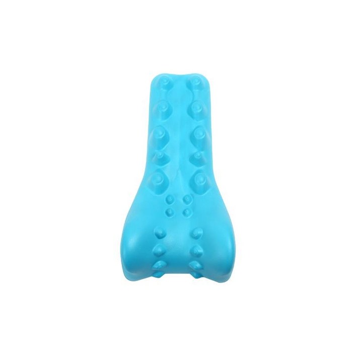 가정용 척추 및 어깨 마사지기 경추 베개, 목과 허리 마사지 및 척추 교정 기능 포함, 파란색