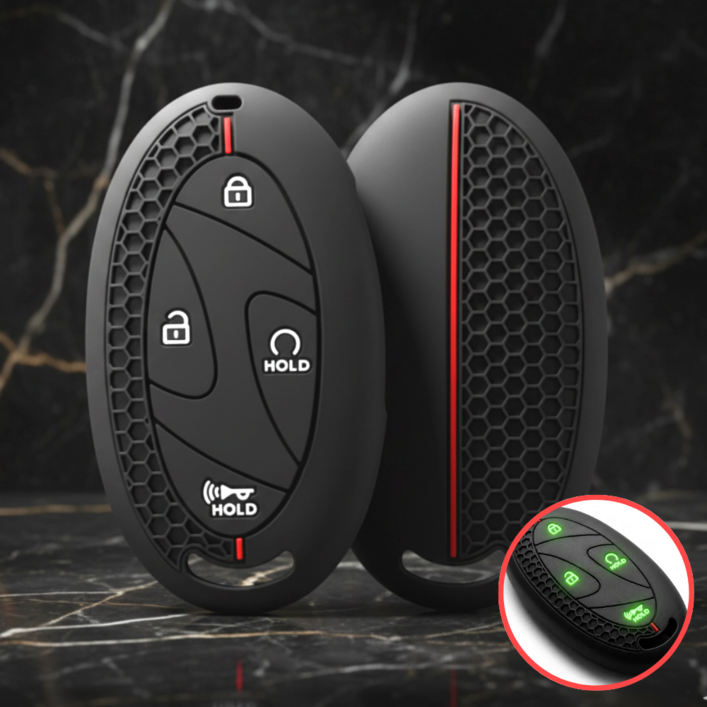 미소제이 프리미엄 고급 실리콘 현대 차키케이스 자동차 키 커버