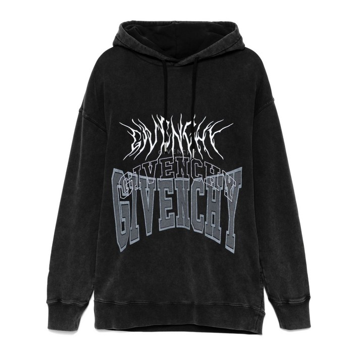 지방시 자수 후디