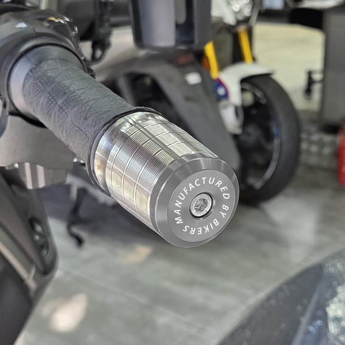 바이커스 고중량 900g 오토바이 핸들발란스 바앤드캡 PCX 엔맥스 XMAX 포르자 슈퍼커브 ADV125 350, 1세트