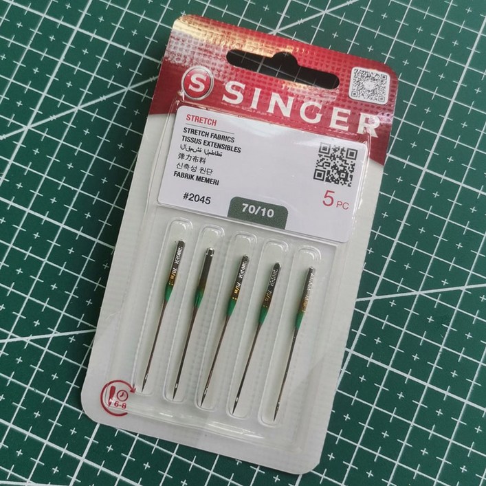 재봉 미싱  SINGER 재봉틀 바늘 HA 버전 DIY 액세서리 헤비 듀티 약속 형제 Janome JUKI용 팩당 5 개