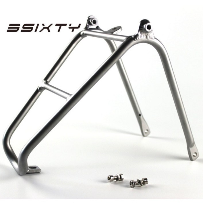 Brompton 자전거 수화물 운반 대를 위한 3SIXTY 알루미늄 합금 q 유형 후방 선반