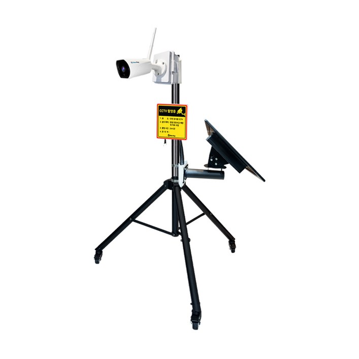 글로벌아이넷 로보뷰 24-3 국내 이동식 CCTV 세트 (상시녹화전용) 이동형 태양광패널, 1개, 상세페이지 참조