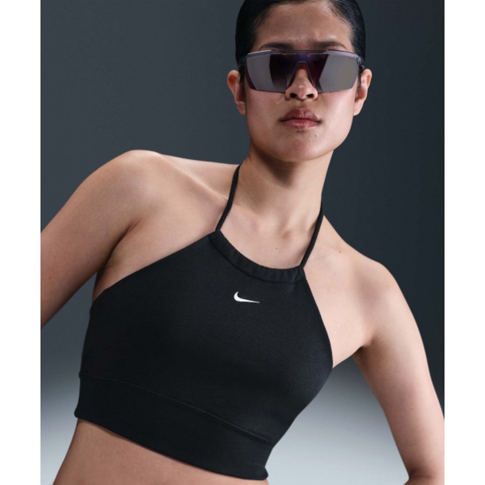 나이키 스포츠웨어 칠 테리 슬림 크롭 프렌치 홀터 탑 W 블랙 HJ1212 010 1581237