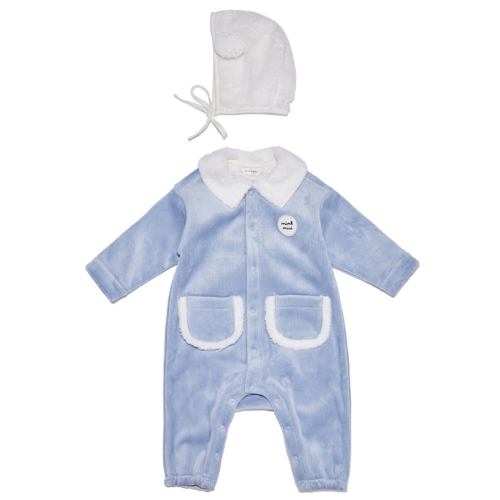 밍크뮤 골벨로아우주복세트, 12개월24개월 겨울 외출용 아기 우주복