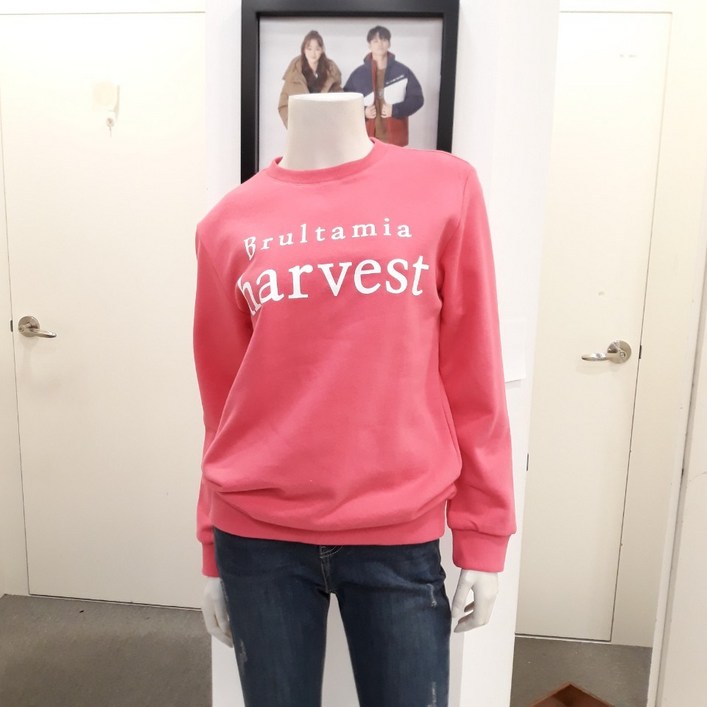 뱅뱅 봄 레터링 컬러 맨투맨(CTG101) 긴팔 티셔츠