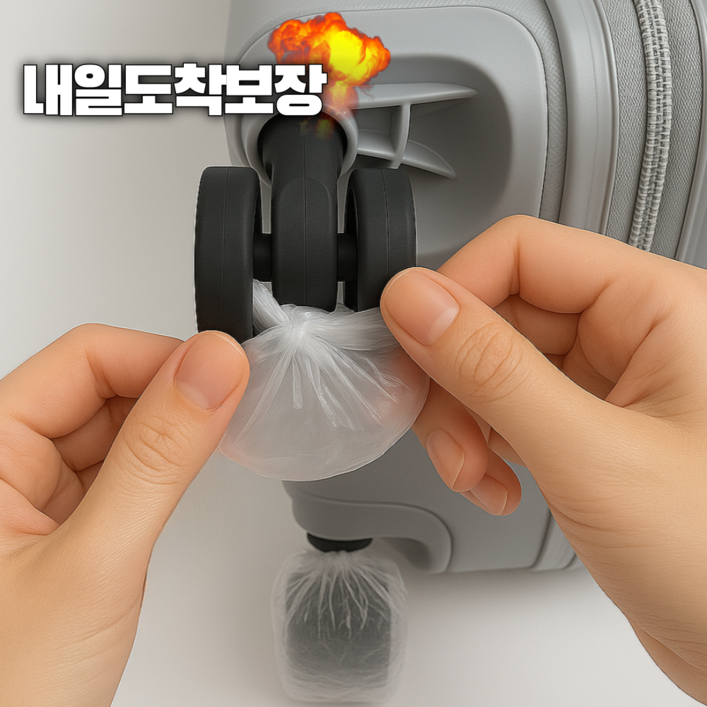 홈르네 캐리어 여행가방 일회용 바퀴 커버 100p