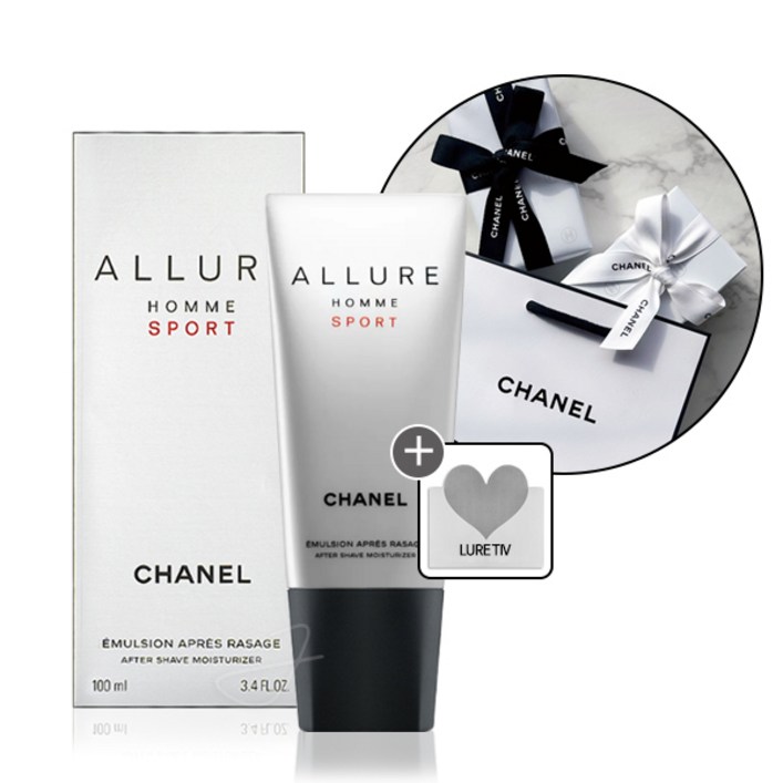 기프트리본포장세트로샤쉐 샤넬 알뤼르 옴므 스포츠 로션타입 모이스처라이저 100ml