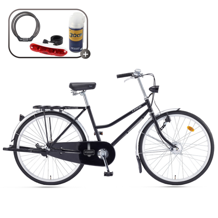 2026 삼천리 레스포 26 표준 스탠다드 자전거 클래식 시티형 스틸프레임 짐받이 우체부자전거