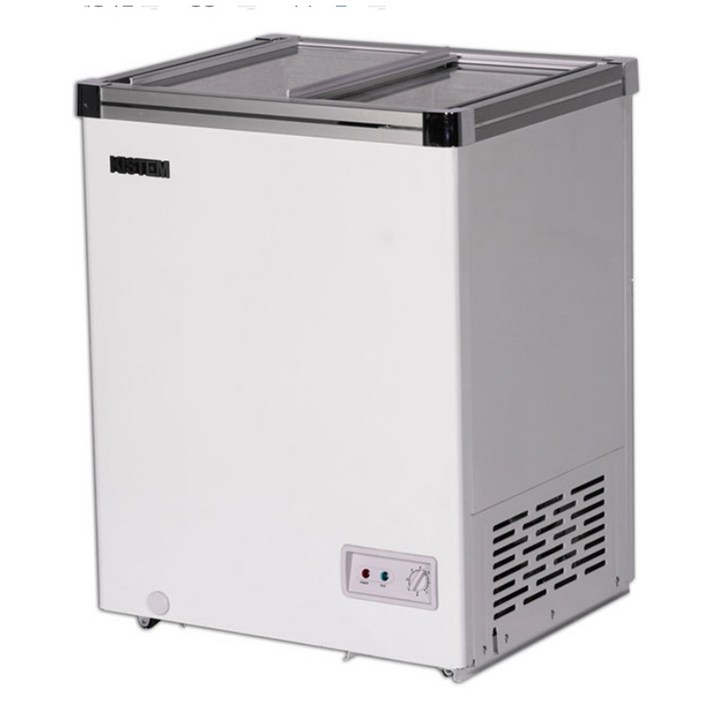 키스템 아이스크림 냉동고 KIS-SD14F 과일 편의점 쇼케이스, 140리터(KIS-SD14F)
