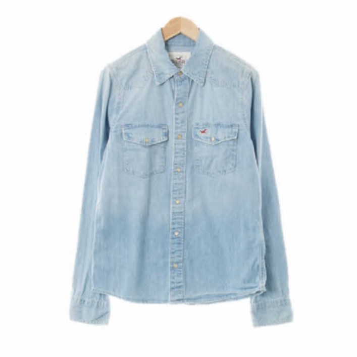 홀리스터 1015 Hollister 연한데님 데님원단 긴팔셔츠 M