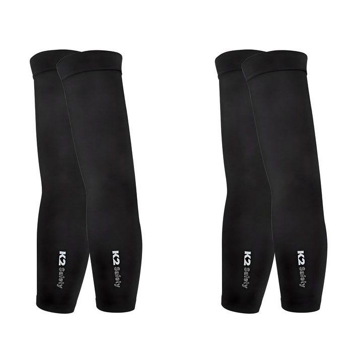 케이투세이프티 심리스 쿨토시 2P, 블랙, 2세트