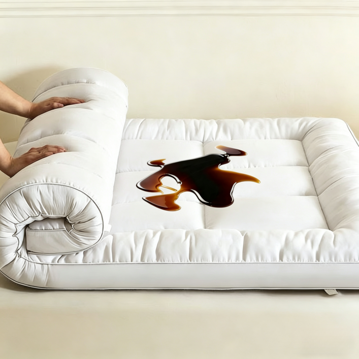 통세탁 방수 통기성 사계절 10cm 두꺼운 포근한 바닥 침대 토퍼 매트리스