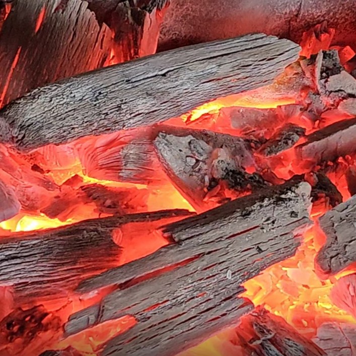 루땅 국내산 캠핑용 백탄 참숯 중탄, 10kg, 1개
