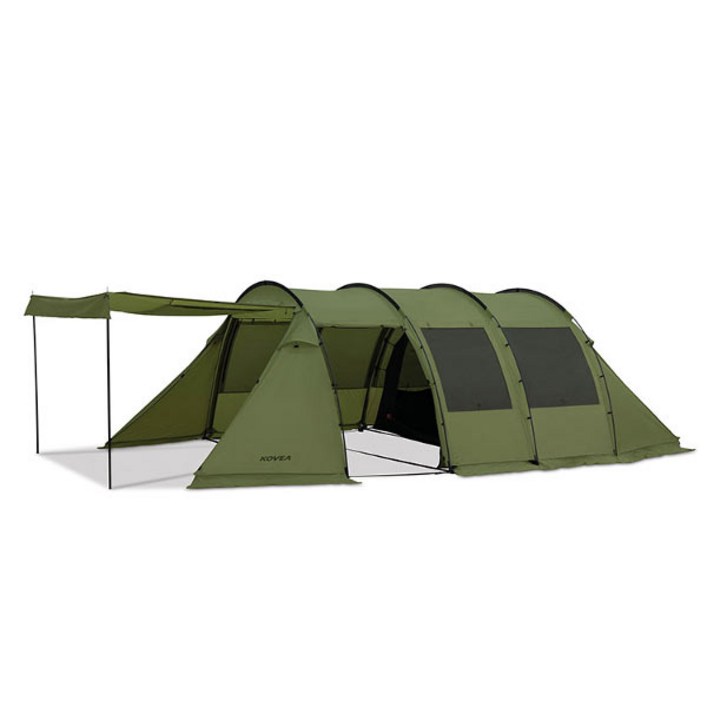 코베아 몬스터 터널형 신형 거실형 캠핑 텐트, 카키 - 쇼핑앤샵