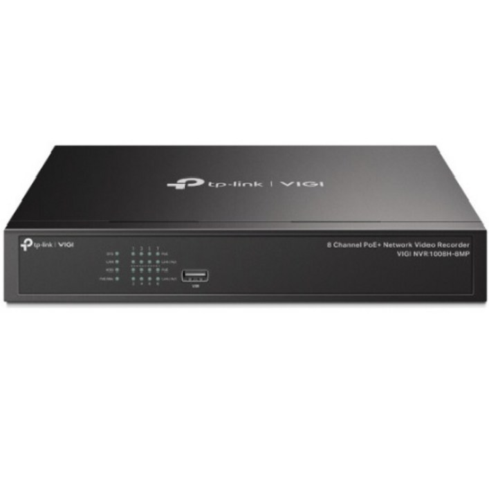 티피링크 VIGI NVR1008H8MP 8채널 POE 네트워크 CCTV 비디오 녹화기