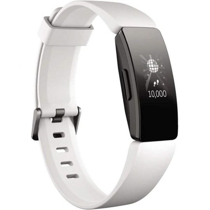 Fitbit 핏비트 인스파이어 HR 심박수 및 피트니스 트래커 S L 밴드 포함 화이트 원사이즈 카운트 1개 Fitbit 핏비트 인스파이어 HR 심박수 및 피트니스 트래커 S L 밴드 포함 화이트 원사이즈 카운트 1개
