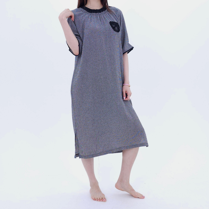 르비엔 여성용 고방 여름원피스 블랙컬러