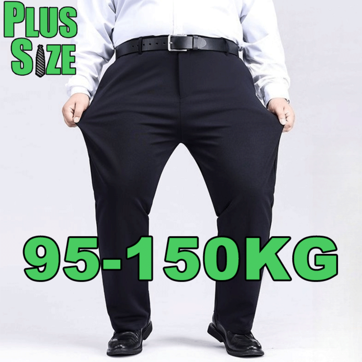 남자 정장바지 빅사이즈 작업복바지 스판 슬랙스 44 46 48 50 52 라지검정색 남자캐주얼 사계절 편한 빅사이즈 스판 남자바지