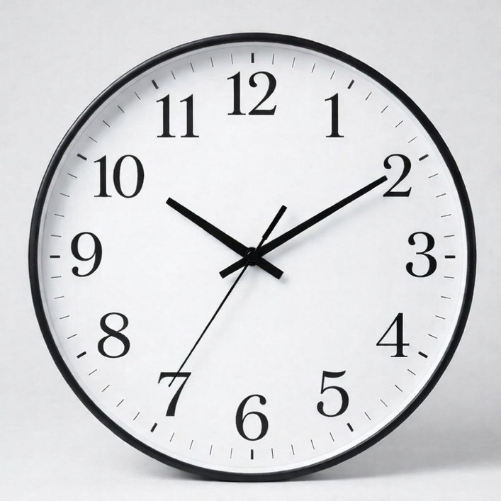 생활해랑 대형 무소음 벽시계 40cm