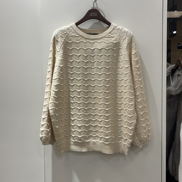 르니앤맥코이 물결 니트티셔츠 MM12KN572FJY NC부산대점