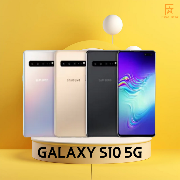 삼성 갤럭시 S10 5G 중고폰 공기계 알뜰폰 자급제 학생폰 유치원생폰 G977 업무용폰 직장인폰 배달용폰, 로얄골드 파손폰 Damaged, 256GB