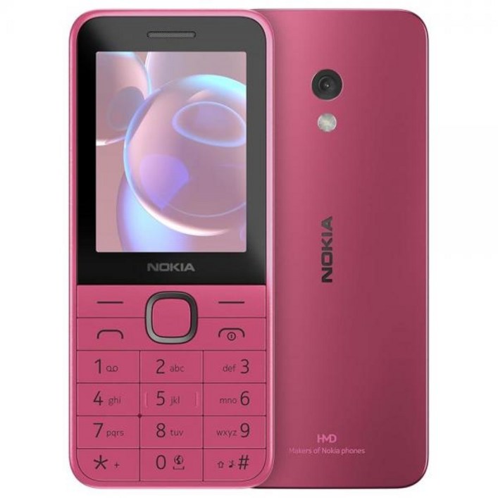 Nokia 225 4G 2024  듀얼 SIM  GSM  언락  국제 버전  핑크