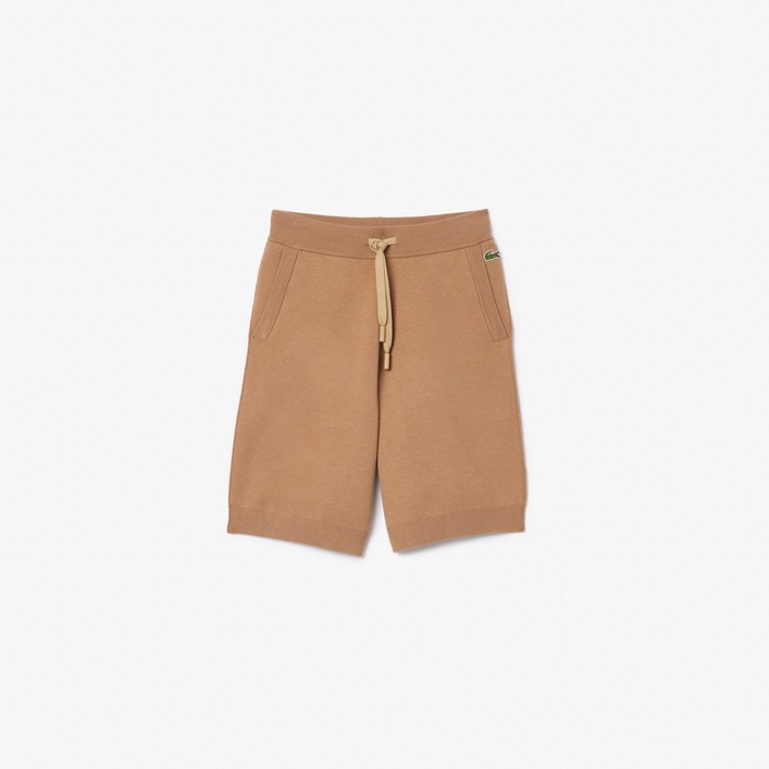 라코스테 공식 여성 더블페이스 스웨터 쇼츠 GF011555G 02S