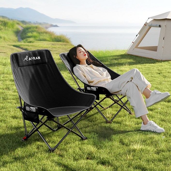 AORAN 각도조절 경량 접이식 캠핑 의자 세트