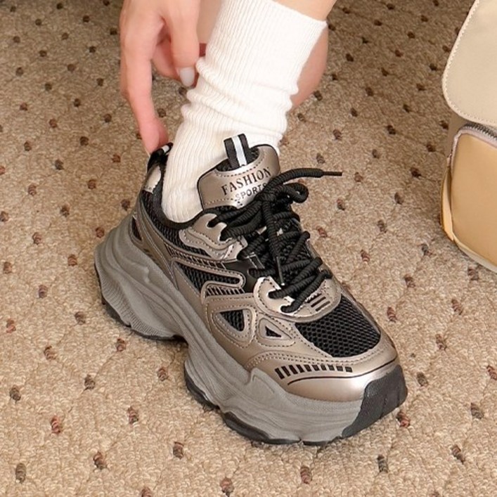 요즘유행하는 캐주얼 패션 운동화 어글리슈즈 6cm