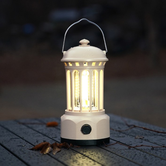 타닥 로이스토 캠핑 랜턴 IPX4등급 방수 밝기조절 4 Color 감성 LED 조명