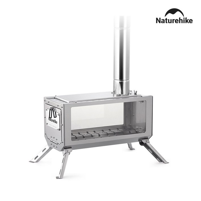 네이처하이크 테이블탑 우드 스토브 불멍 스테인리스 화로대