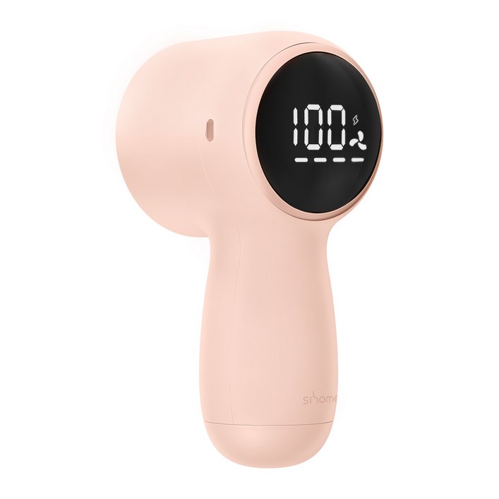 시홈 미니멀리즘 휴대용 충전식 보풀제거기, 핑크, SHSK97