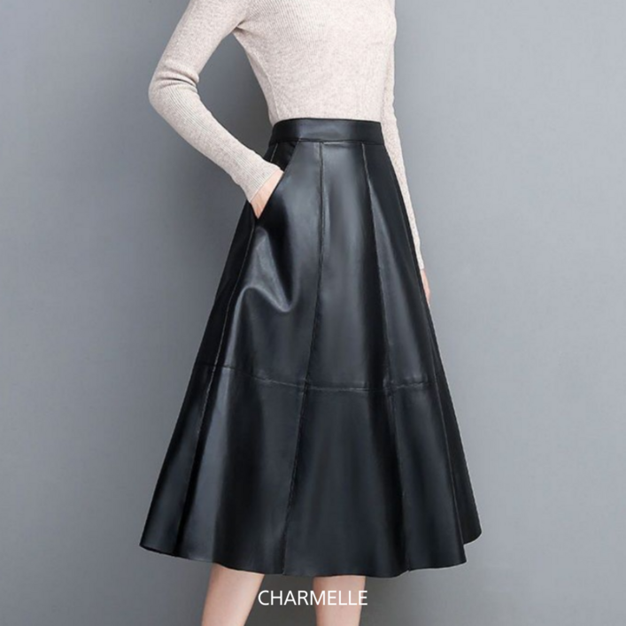 여성 미디 스커트 ANFG71