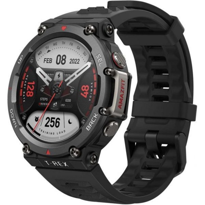 Amazfit TRex 2 남성용 스마트 워치 24일 배터리 수명 듀얼 밴드 6 위성 위치 확인 초저온 작동 견고한 실외 GPS 밀리터리 실시간 내비게이션 블랙 Amazfit TRex 2 남성용 스마트 워치 24일 배터리 수명 듀얼 밴드 6 위성 위치 확인 초저온 작동 견고한 실외 GPS 밀리터리 실시간 내비게이션 블랙