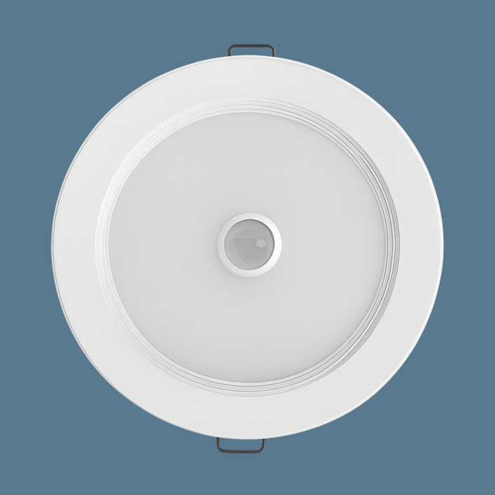 루미안 KS 국산 LED 다운라이트 센서등 타공 6인치15Cm 15W 현관등 복도등, 200개, 전구색노란색 3000k