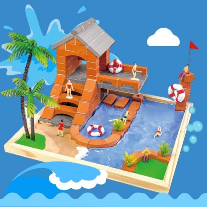 향해사 아로마 향기나는 사계절 집 만들기 DIY 키트, 1개