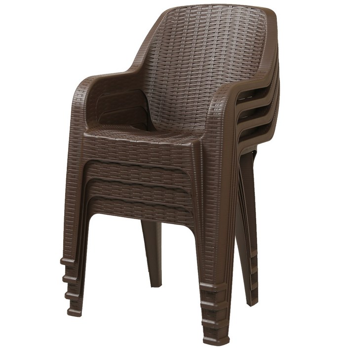 지오리빙 라탄 팔걸이 의자 4p 고객직접설치