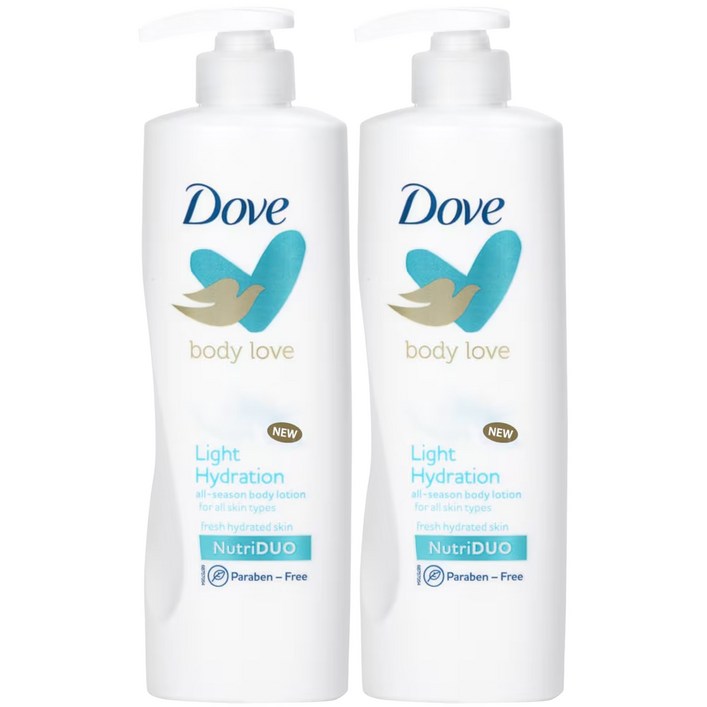 도브 바디러브 로션, 2개, 400ml