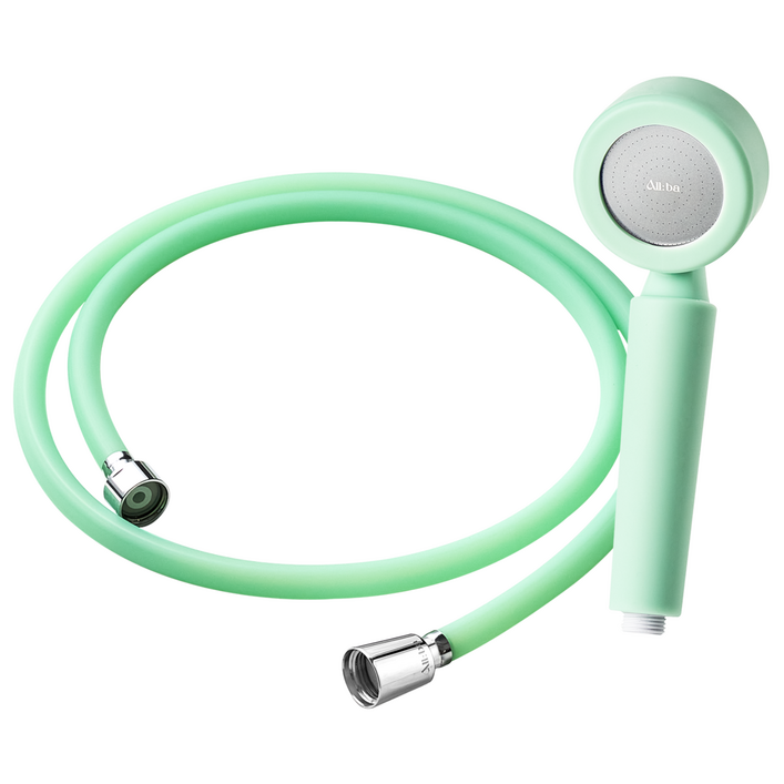 set 올바 더 뉴 의료용 실리콘 필터 샤워기 세트 2.0M 샤워헤드샤워호스 2M샤워필터2ea, 미스티민트헤드1ea호스2M1ea필터2ea, 1세트